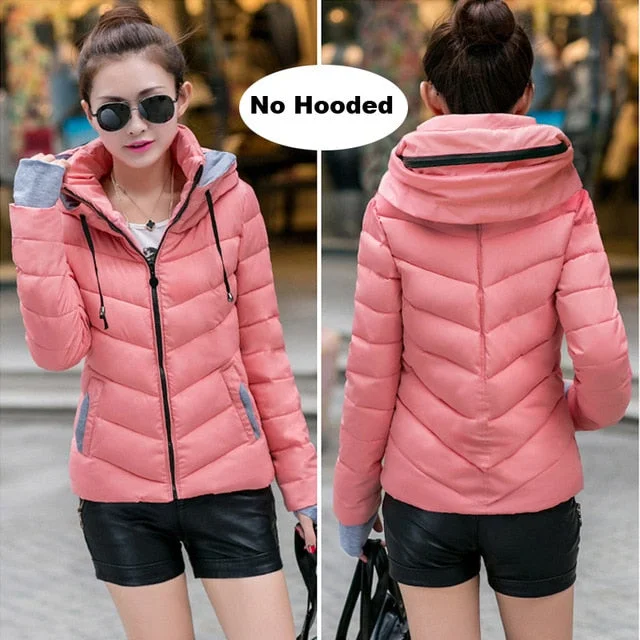 Pink-No hood / L