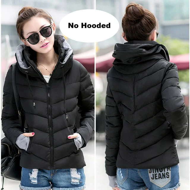 Black-No hood / L