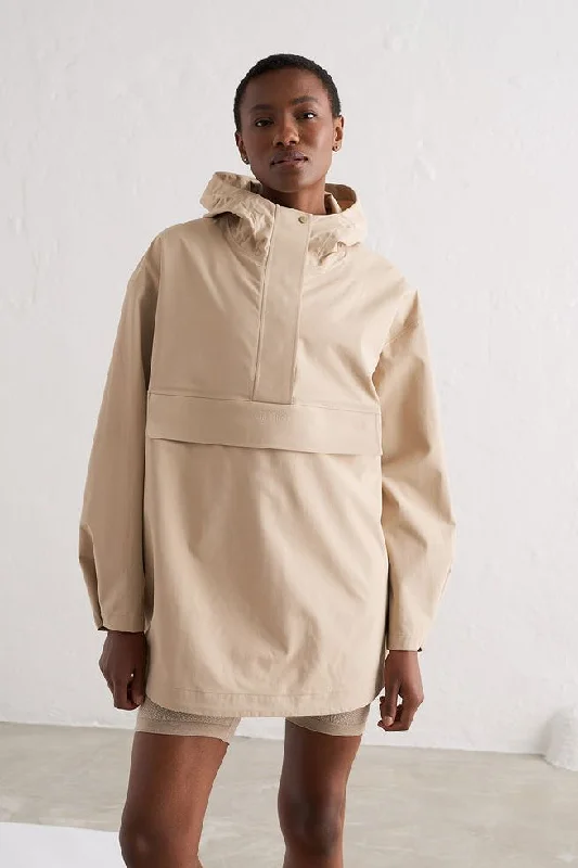 Oversized Anorak - Beige