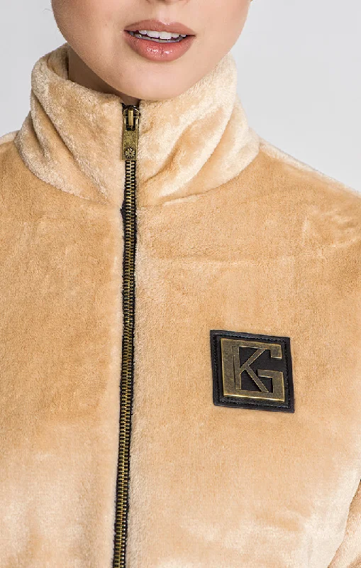 Beige ID Sherpa Jacket