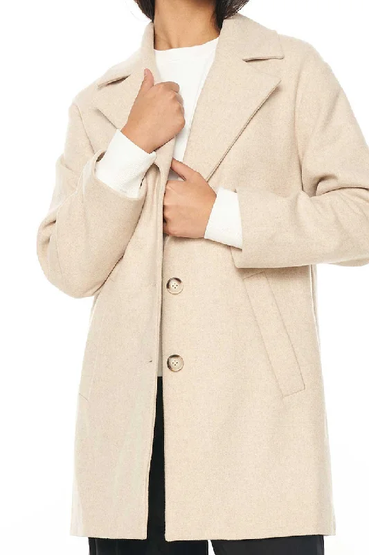 Sienna Wool Coat | Oat Marle