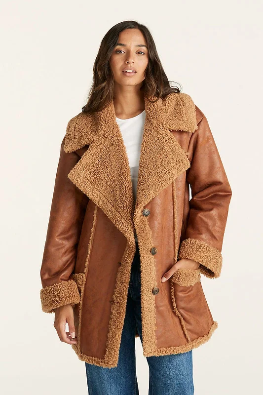 Wanderer Cabin Coat | Tan