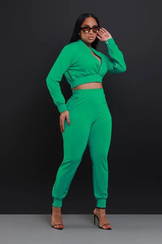 had-enough-zippered-cropped-jogger-set-green