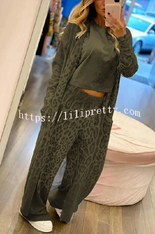 leopard-print-pocket-long-sleeve-cardigan-elastic-waist-pants-set