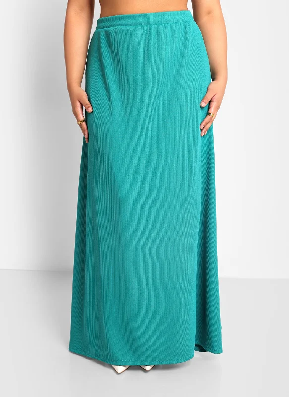 olga-ribbed-maxi-shift-skirt-teal