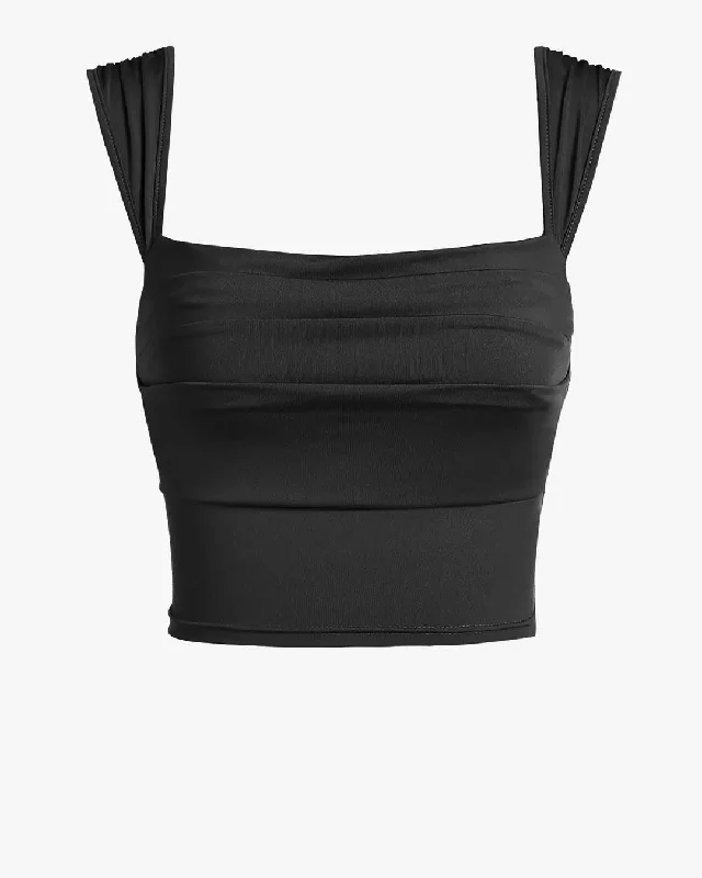 set-of-two-crop-top-with-high-waisted-side-split-skirt-in-black