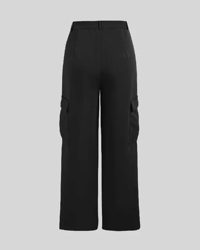 set-of-two-pocket-trouser-with-corset-top-black