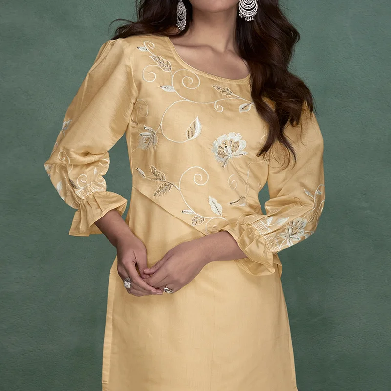 yellow-floral-embroidered-with-handwork-viscose-co-ord-set