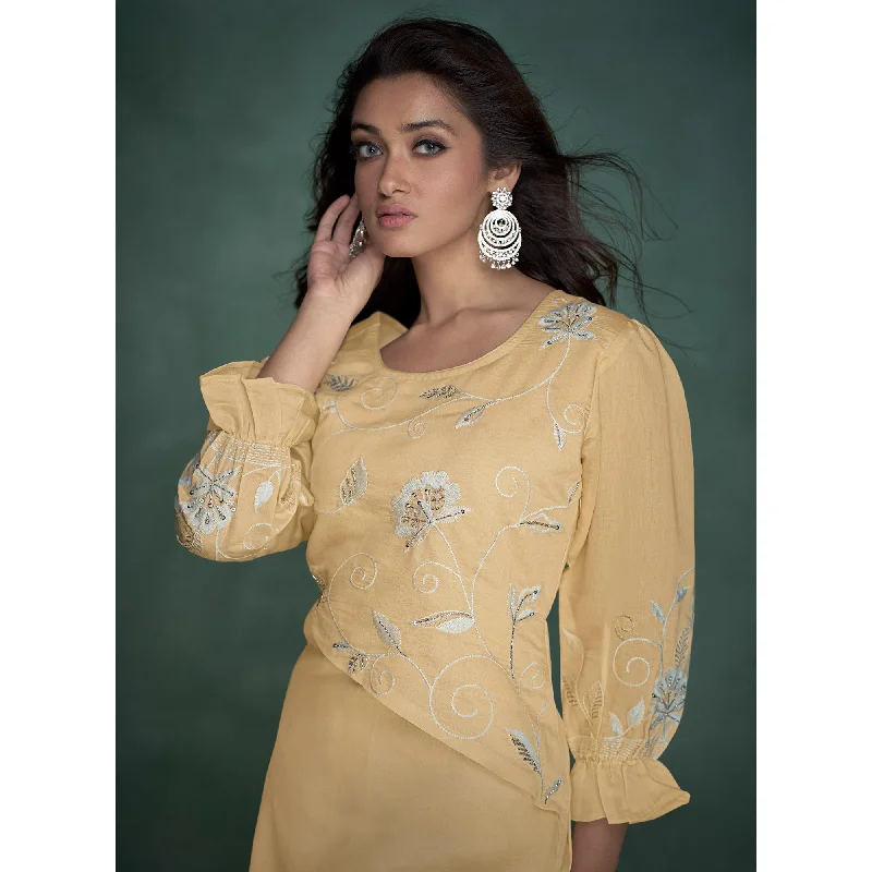 yellow-floral-embroidered-with-handwork-viscose-co-ord-set