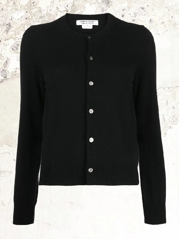 Comme des Garçons button-up cashmere cardigan