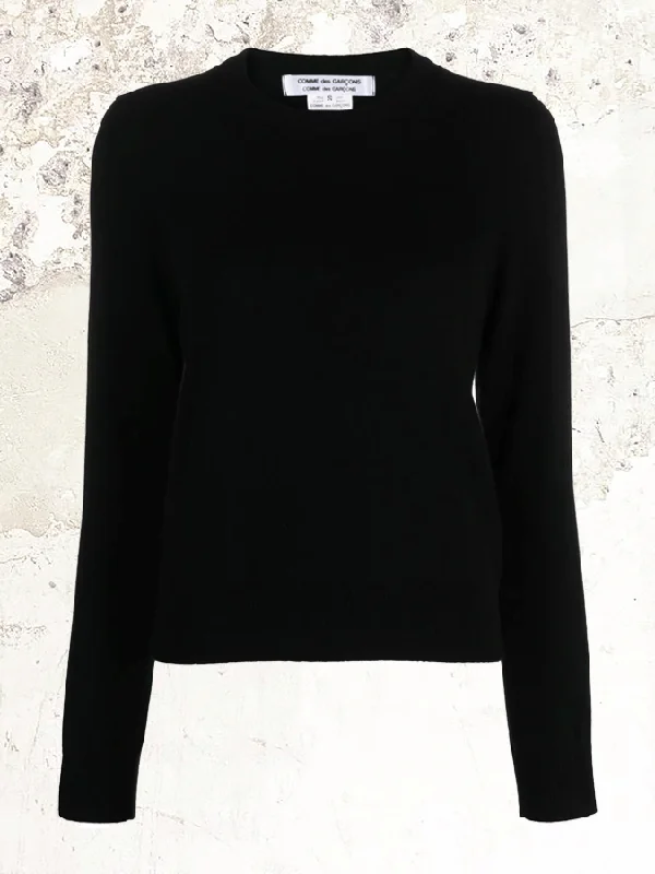 Comme des garçons round-neck cashmere jumper