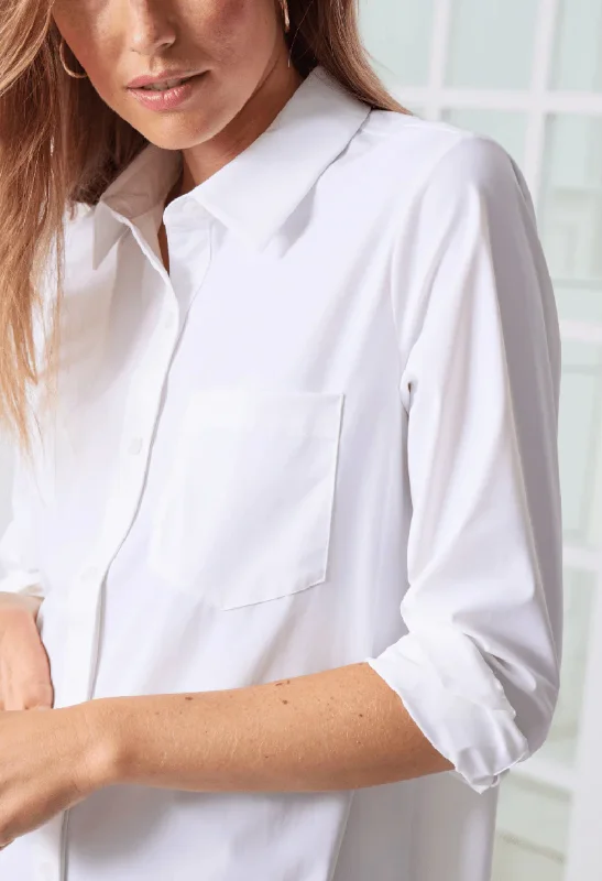 Schiffer Button Down in White