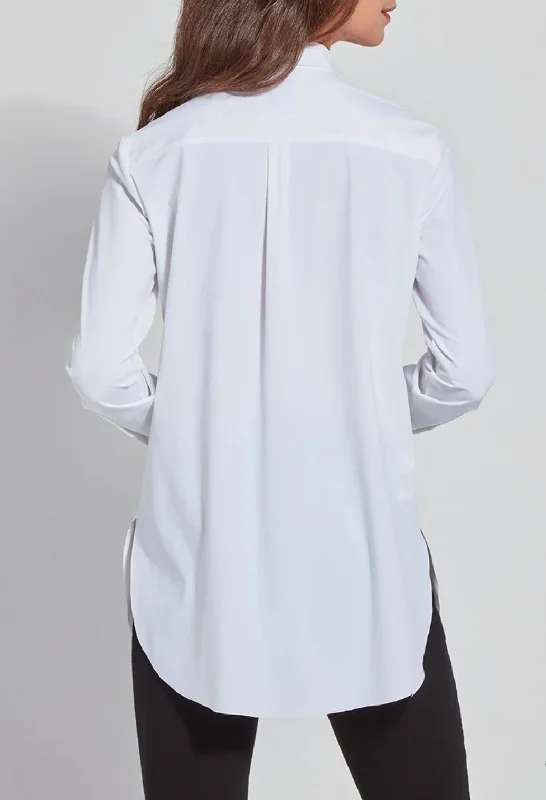 Schiffer Button Down in White