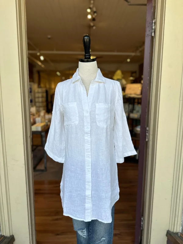 Heidi Shirt Tunic in White