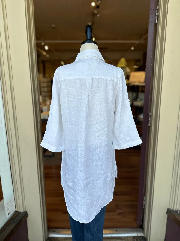 Heidi Shirt Tunic in White