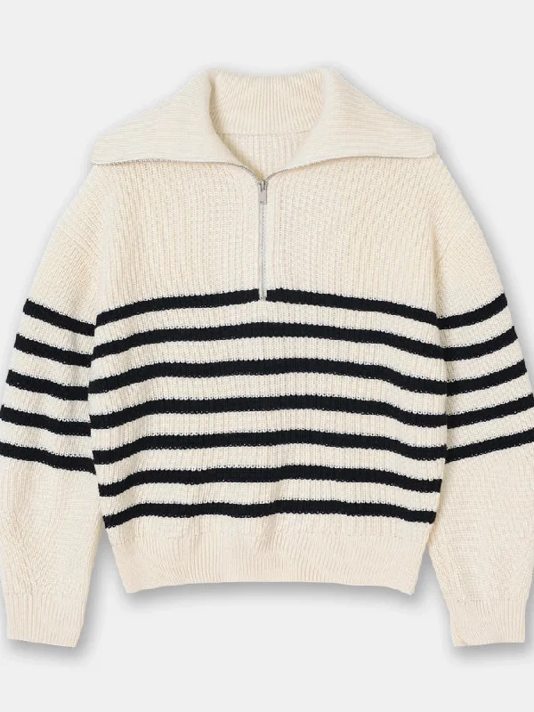 white stripe / L