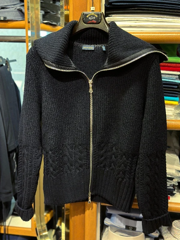 Paul & Shark Ladies - Cardigan à cables de laine mérinos pour femme