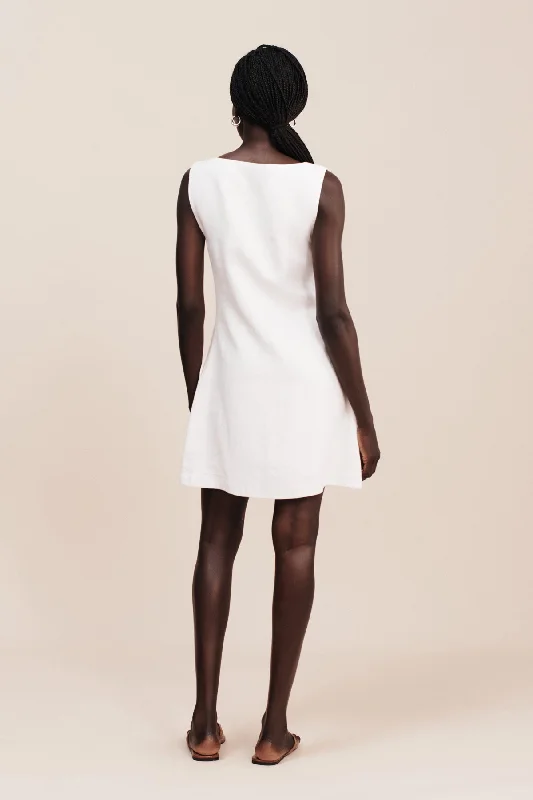 ALICE MINI DRESS - IVORY