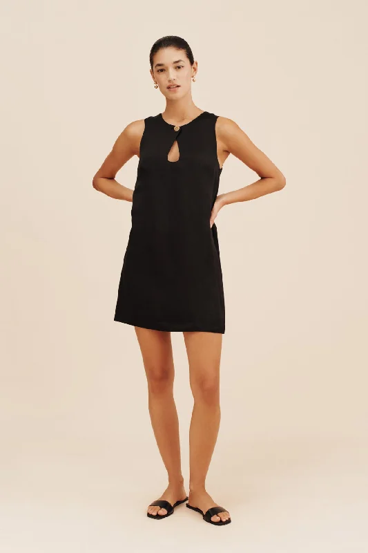 GIGI MINI DRESS - BLACK