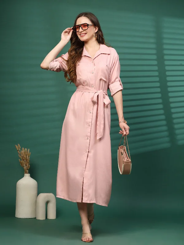 Shirt Midi Dress