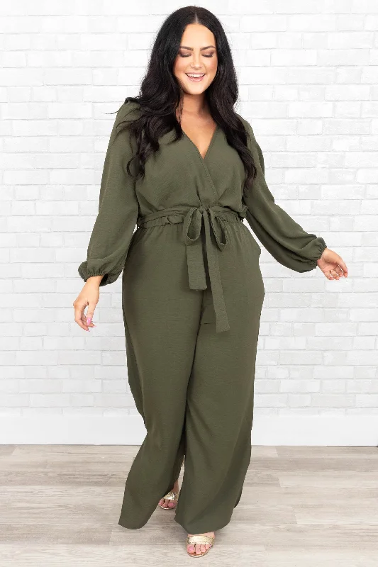 Ruin The Friendship Jumpsuit, Olive