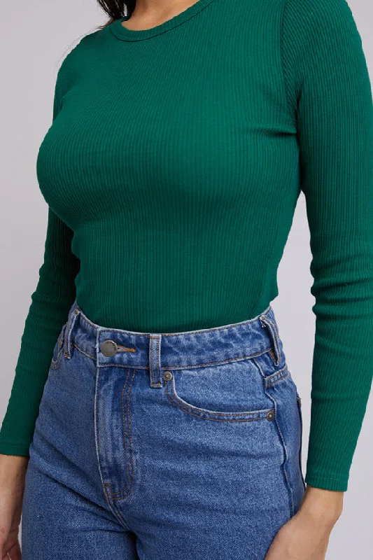 all-about-eve-rib-baby-long-sleeve-tee-emerald