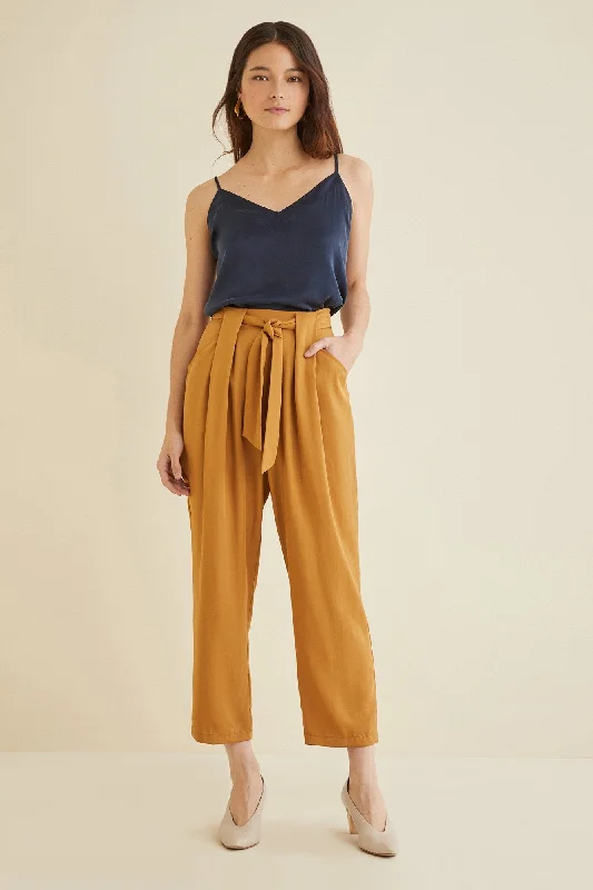 Anissa TENCEL™ Twill Pant - Golden Spice