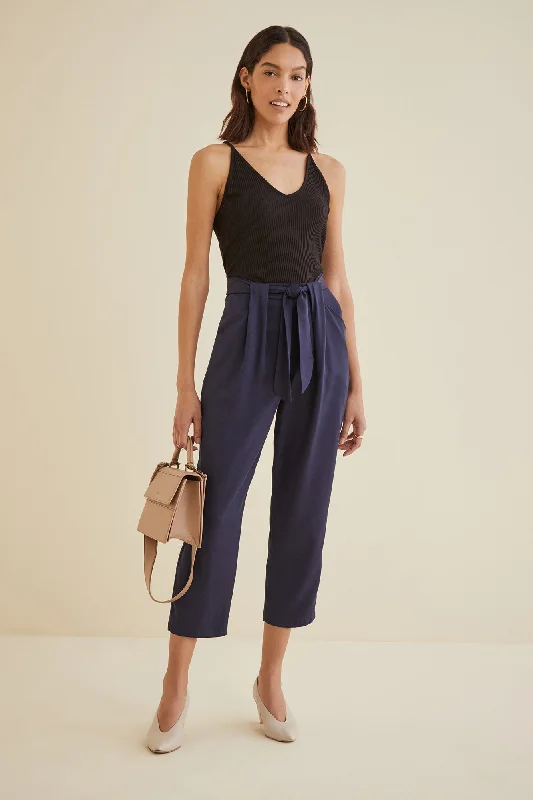 Anissa TENCEL™ Twill Pant - Navy