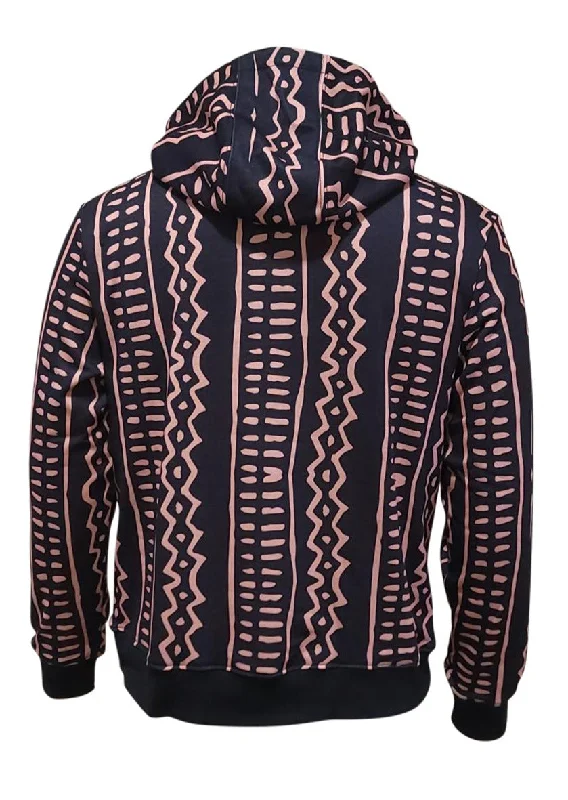 badu-unisex-african-print-hoodie-mocha-tribal-lines