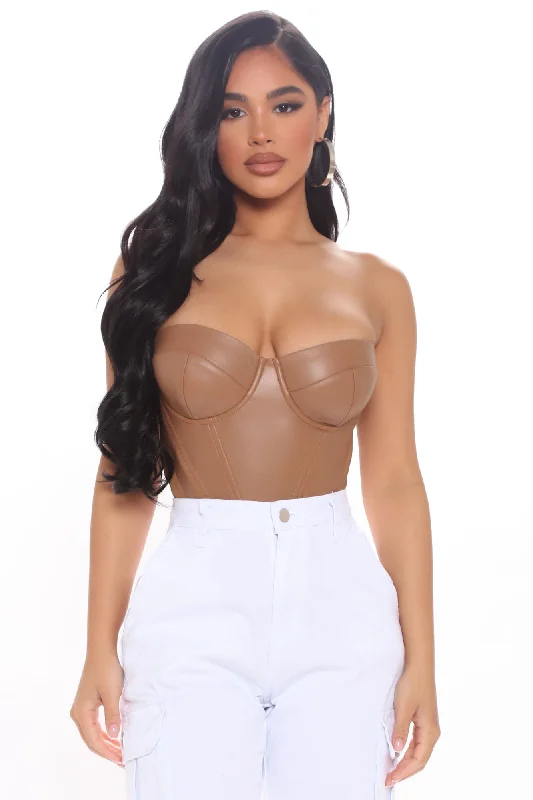 bae-for-tonight-faux-leather-corset-top-mocha