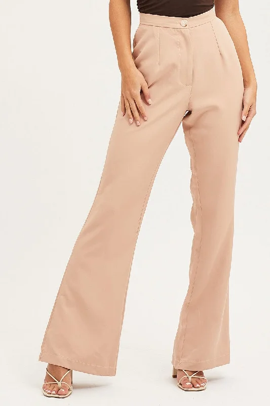 beige-flare-pants-high-rise-bt12013-81pb