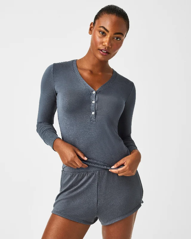 Better Base Henley Sleep Top