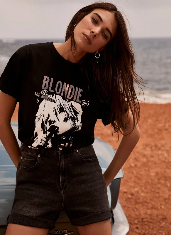 Black Graphic Blondie T-Shirt