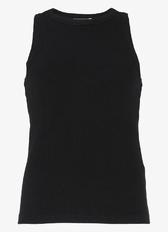 black-high-neck-vest