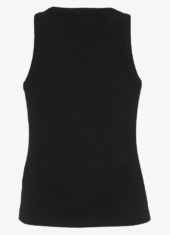 black-high-neck-vest