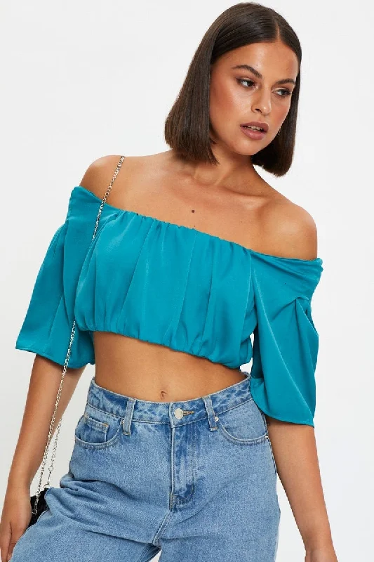 blue-crop-top-short-sleeve-satin-wc10138-80b-1