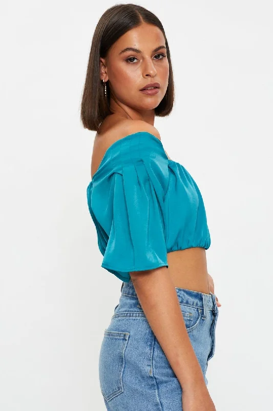 blue-crop-top-short-sleeve-satin-wc10138-80b-1