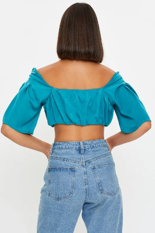 blue-crop-top-short-sleeve-satin-wc10138-80b-1