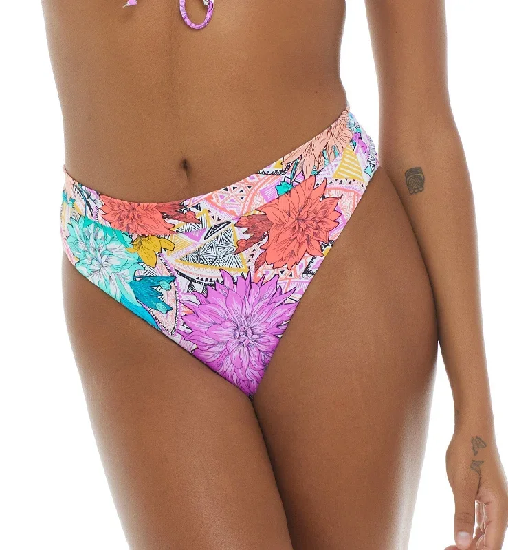 Body Glove Buzz Marlee High-Waist Swim Bottom (39584150)- Multi