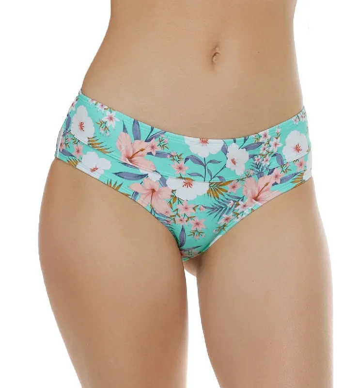 Body Glove Pura Vida Hazel Low Rise Swim Bottom (39575248)- Sea Mist