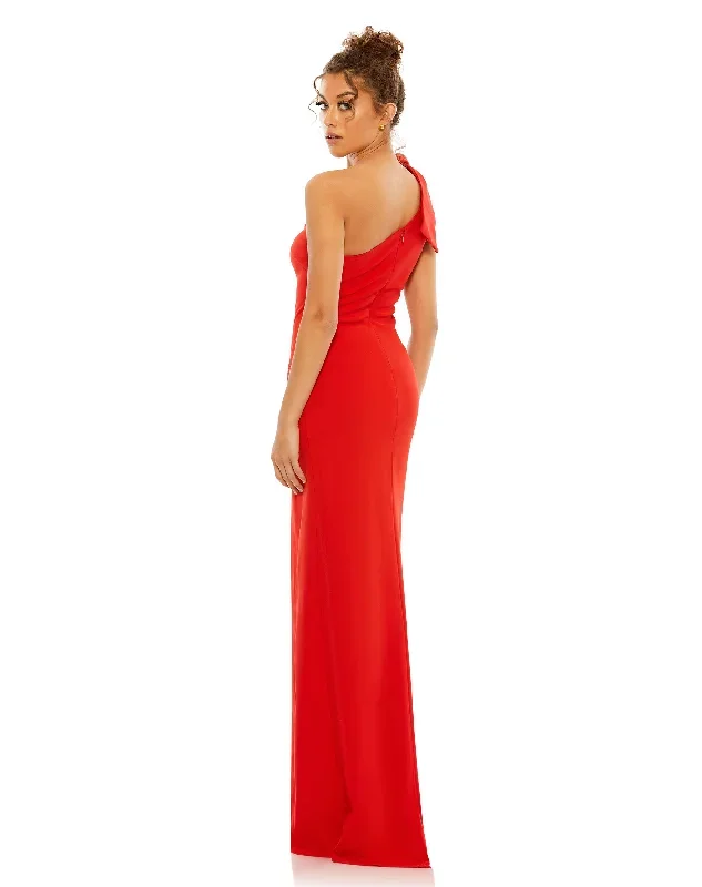 bow-one-shoulder-evening-gown-red