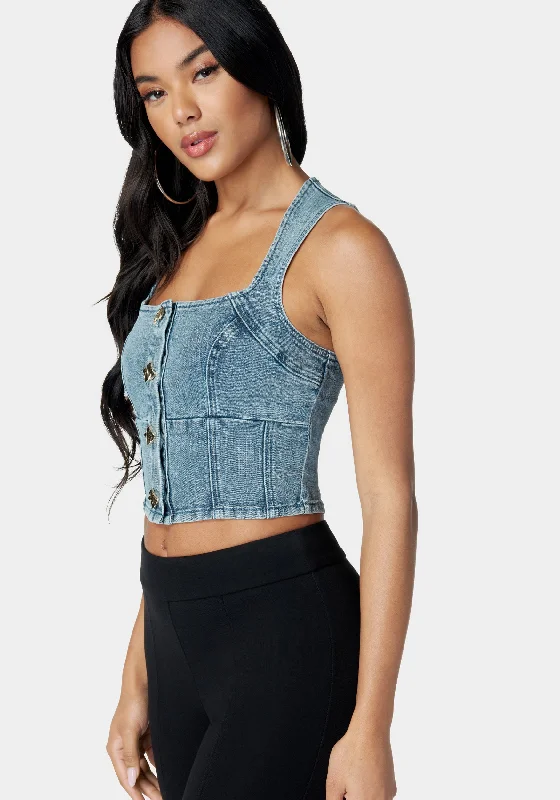 button-down-trapeze-denim-top-river-blue-wash