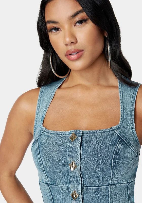 button-down-trapeze-denim-top-river-blue-wash