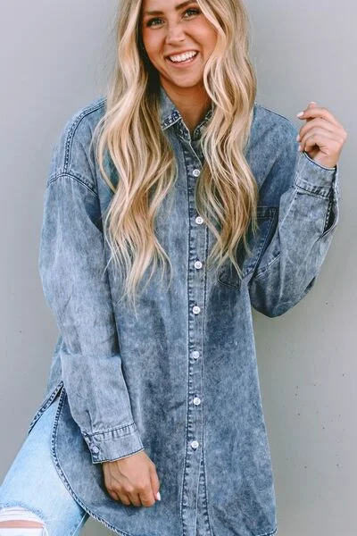 button-up-dropped-shoulder-denim-top