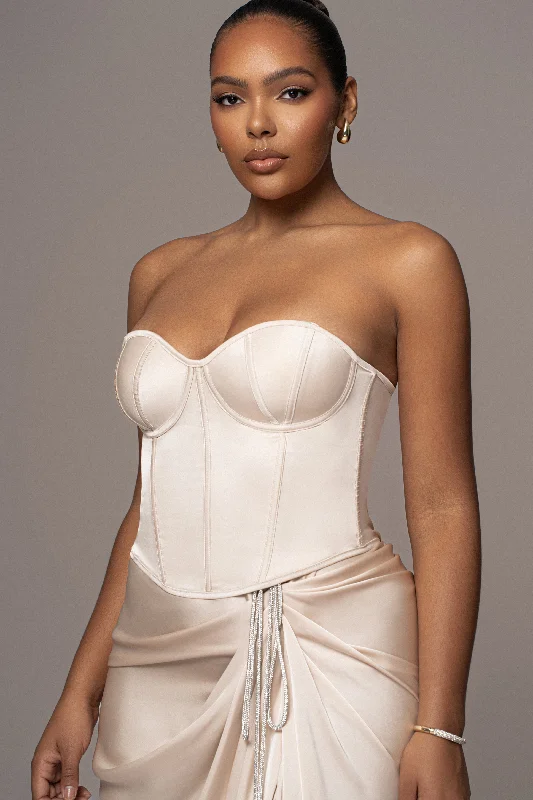 champagne-leo-matte-satin-bustier