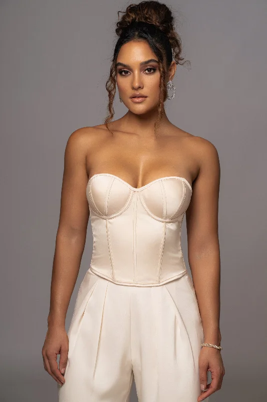 champagne-leo-matte-satin-bustier