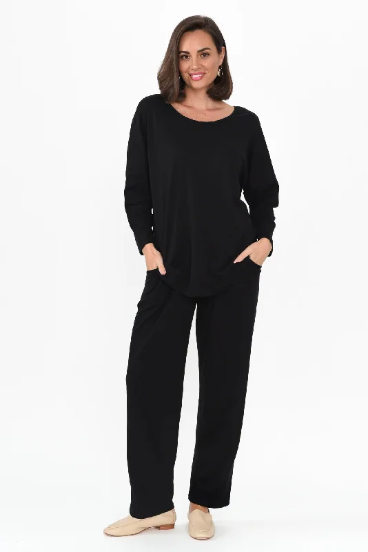 chaplin-black-stretch-pants