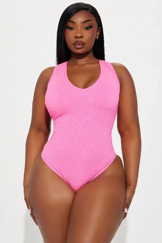 cher-v-neck-one-piece-swimsuit-hot-pink