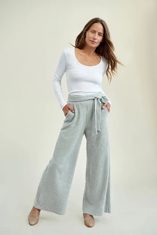 Coco Cloud Rib Pants - Dove