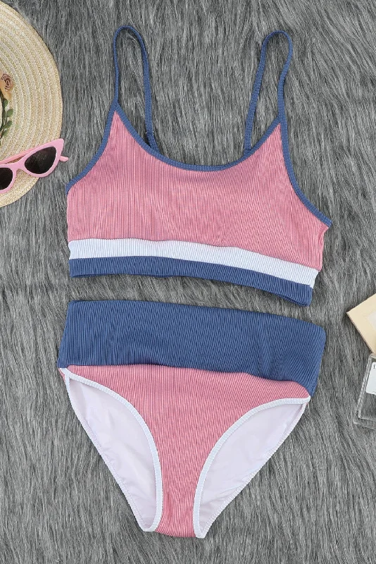 color-block-scoop-neck-two-piece-swim-set-1